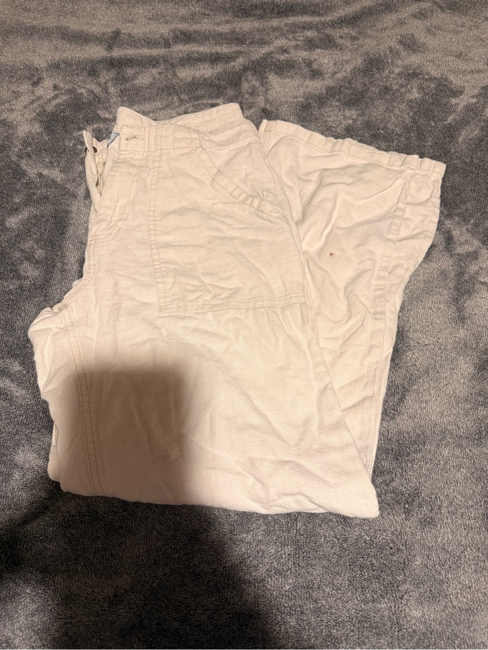 Vintage Old Navy Clothing Co linen cargo pants